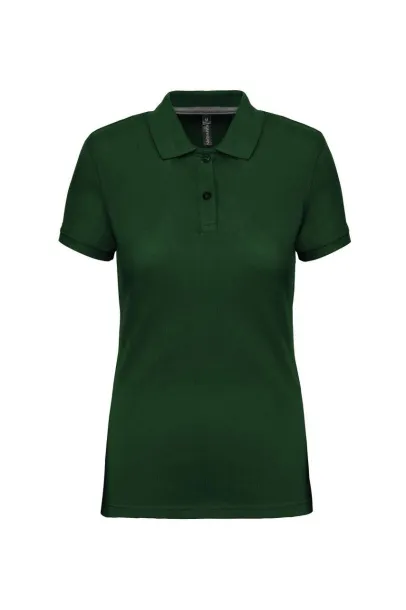  LADIES' SHORT-SLEEVED POLO SHIRT - Designed To Work Forest Green