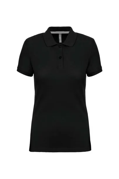  LADIES' SHORT-SLEEVED POLO SHIRT - Designed To Work Black