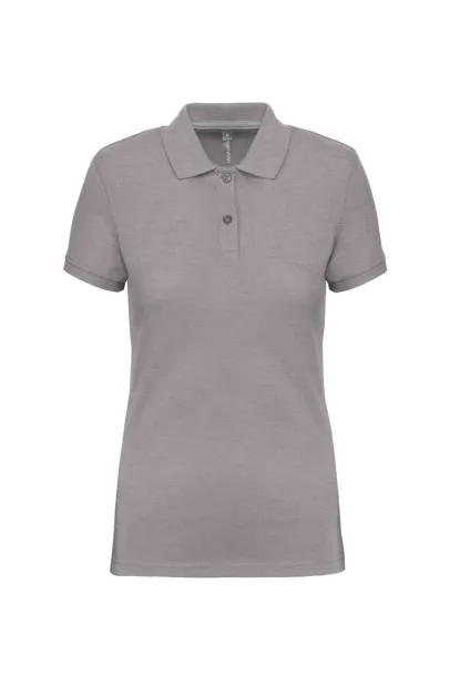  LADIES' SHORT-SLEEVED POLO SHIRT - Designed To Work Oxford Grey