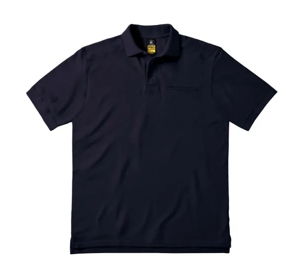  Skill Pro Workwear Pocket Polo - B&C Pro Navy