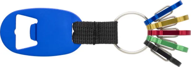 Courtney Aluminium 2-in-1 key holder  blue