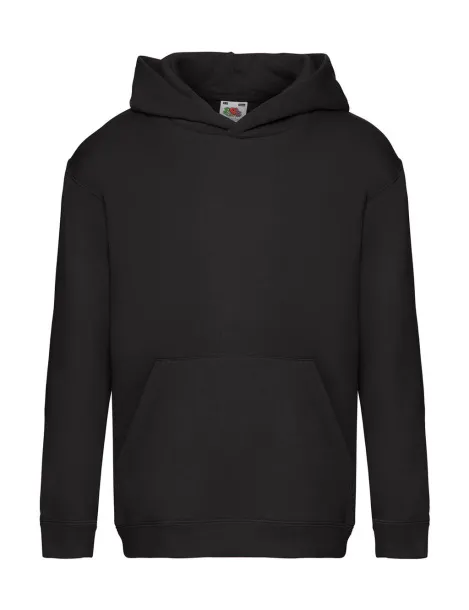  Dječji premium hoodie - Fruit of the Loom Crna