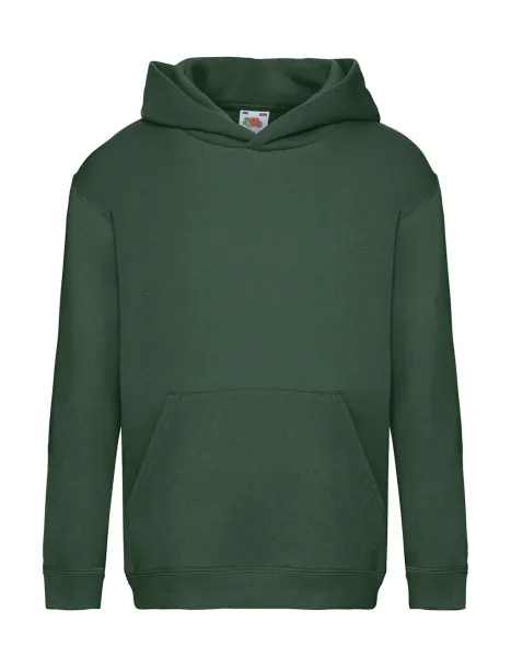  Dječji premium hoodie - Fruit of the Loom Zelena