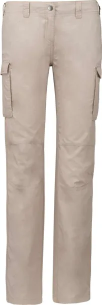  Ženske lagane hlače s džepovima, 140 g/m2 - Kariban Beige