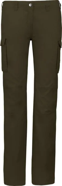  LADIES' LIGHTWEIGHT MULTIPOCKET TROUSERS - Kariban Khaki