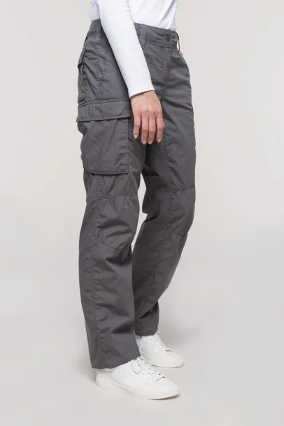  LADIES' LIGHTWEIGHT MULTIPOCKET TROUSERS - Kariban Light Charcoal