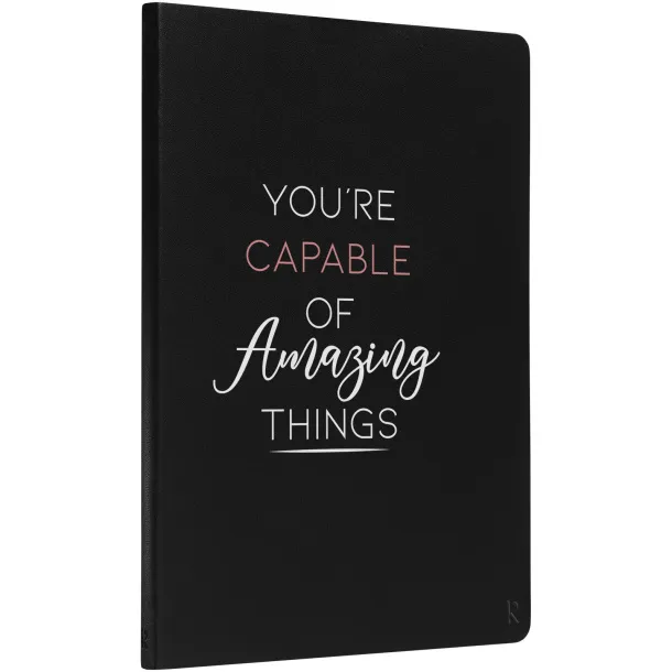 Karst® A5 softcover notebook - Karst® Crna