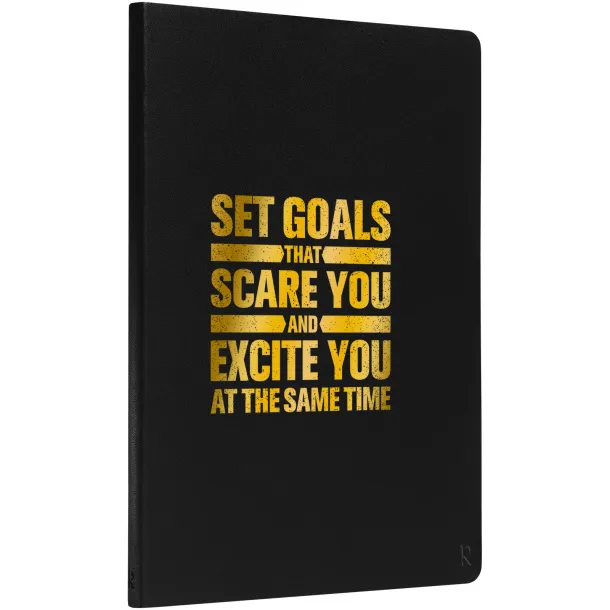 Karst® A5 softcover notebook - Karst® Solid black