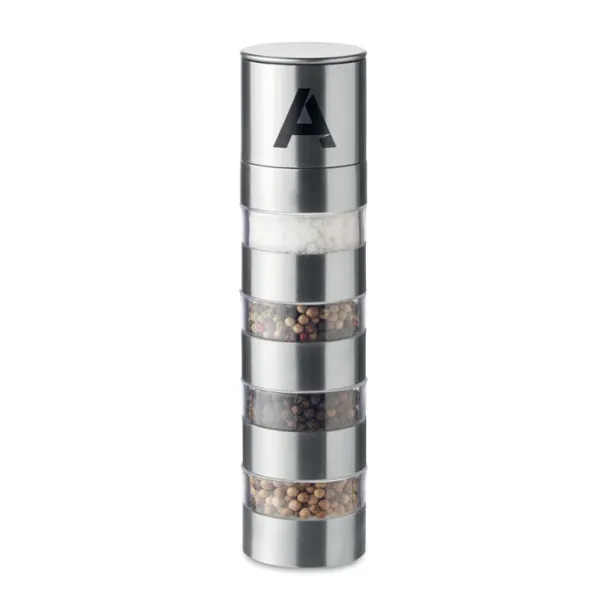 INDA 4-in-1 spices mill Matt Silver