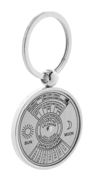 Eternity calendar keyring Silver