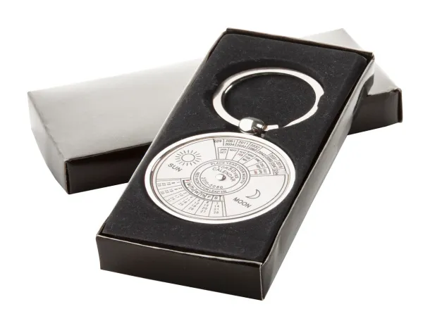 Eternity calendar keyring Silver