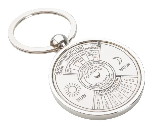 Eternity calendar keyring Silver