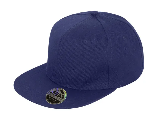  Bronx Original Flat Peak Snap Back Cap - Result Headwear Navy