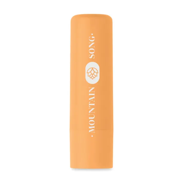 VEGAN GLOSS Vegan lip balm in recycled ABS Orange