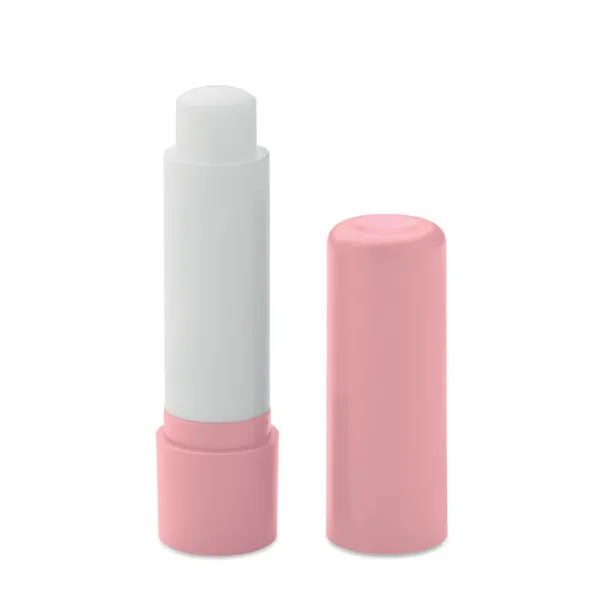 VEGAN GLOSS Vegan lip balm in recycled ABS baby pink