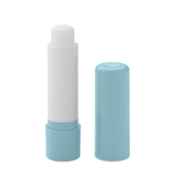 VEGAN GLOSS Vegan lip balm in recycled ABS baby blue