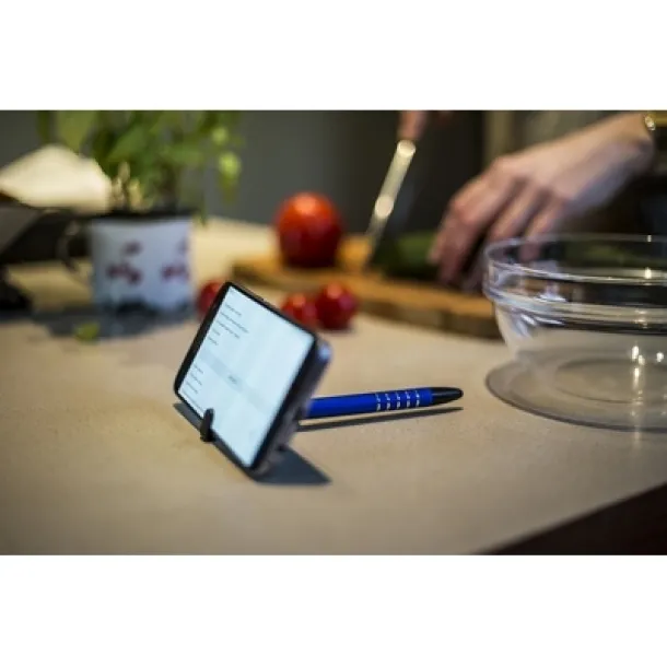  Ball pen, touch pen, phone stand Srebrna