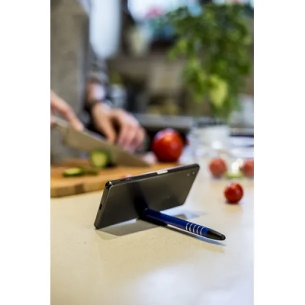  Ball pen, touch pen, phone stand Srebrna