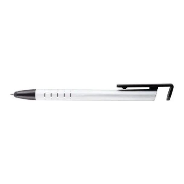  Ball pen, touch pen, phone stand silver