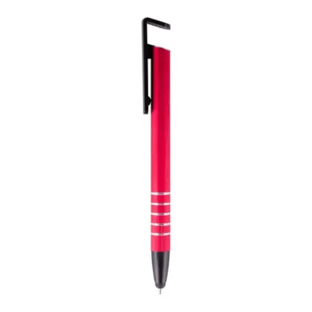  Ball pen, touch pen, phone stand red