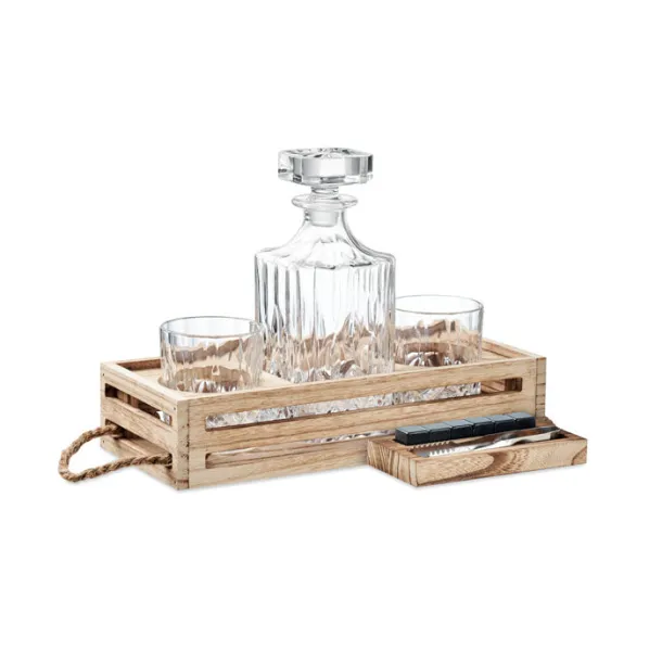 BIGWHISK Luksuzni whiskey set Drvo