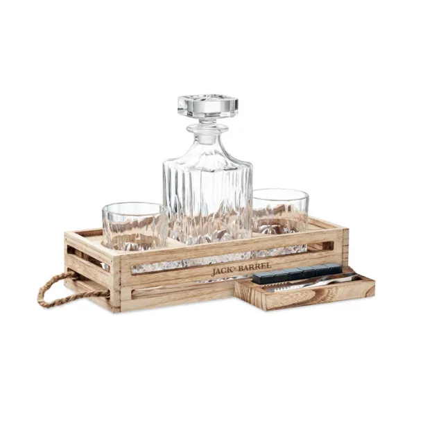 BIGWHISK Luksuzni whiskey set Drvo