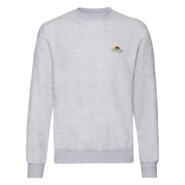  Vintage Sweat Set In Small Logo Print - Fruit of the Loom Vintage Collection Heather Grey