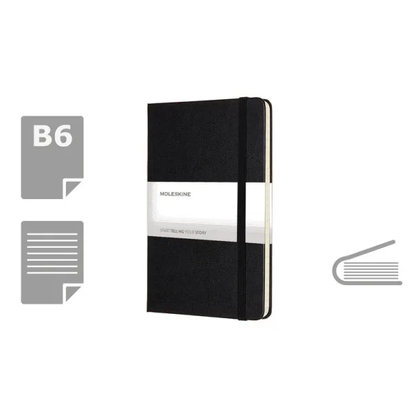  MOLESKINE notes, cca B6 black