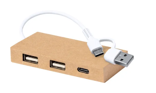 Hasgar USB hub Prirodna