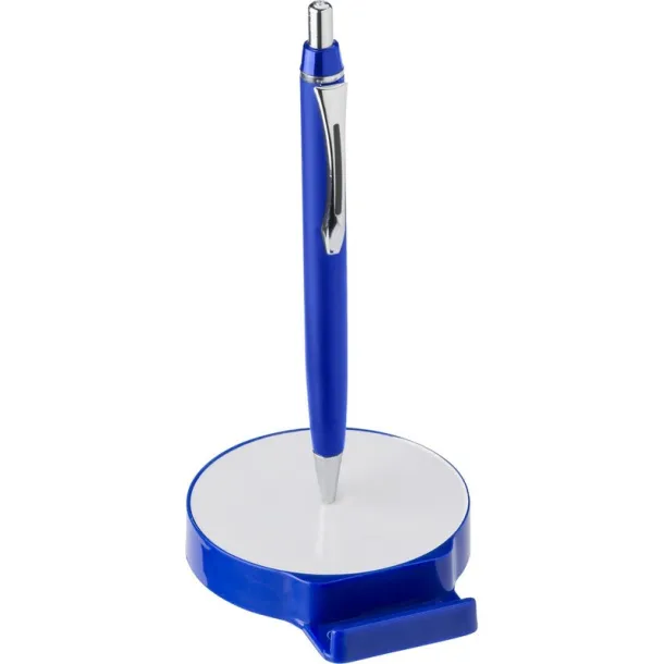  Desk organizer, ball pen, phone stand blue