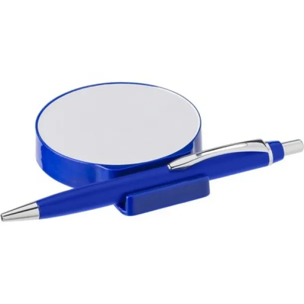  Desk organizer, ball pen, phone stand blue