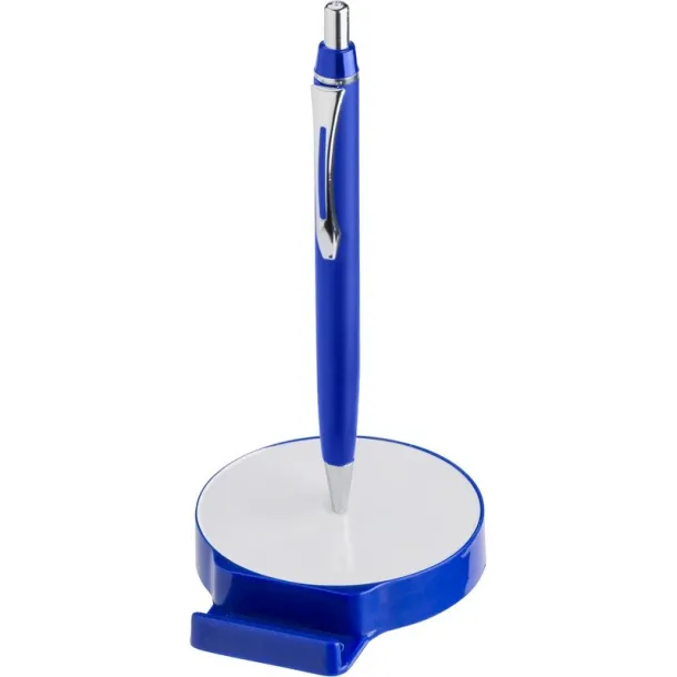  Desk organizer, ball pen, phone stand blue
