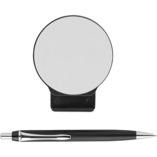  Desk organizer, ball pen, phone stand black