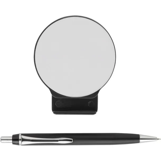  Desk organizer, ball pen, phone stand black