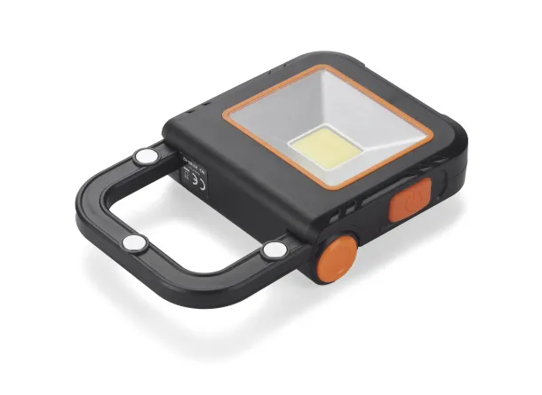 TORGET COB flashlight Czarny