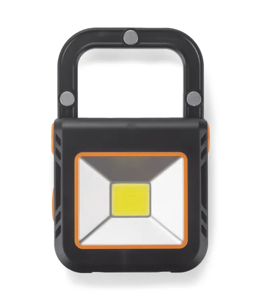 TORGET COB flashlight Czarny