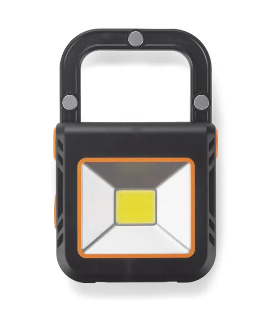TORGET COB flashlight Czarny