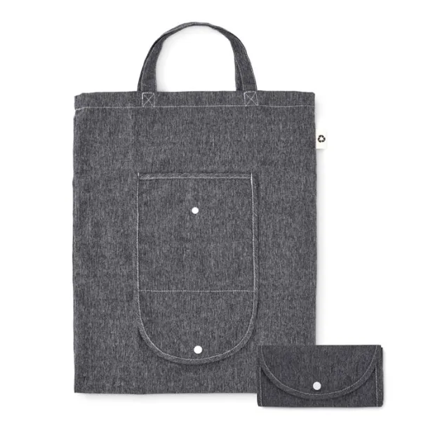 DUOFOLD Foldable shopper bag 140 gr/m² Black