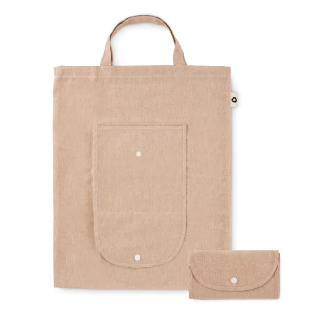 DUOFOLD Foldable shopper bag 140 gr/m² Beige