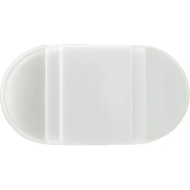  Eraser, pencil sharpener white