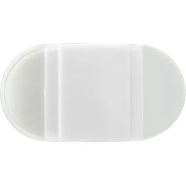  Eraser, pencil sharpener white