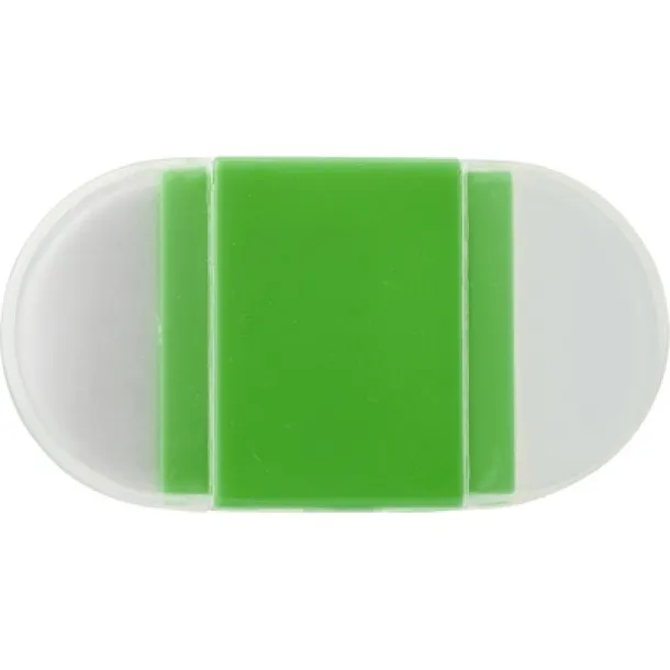  Eraser, pencil sharpener light green