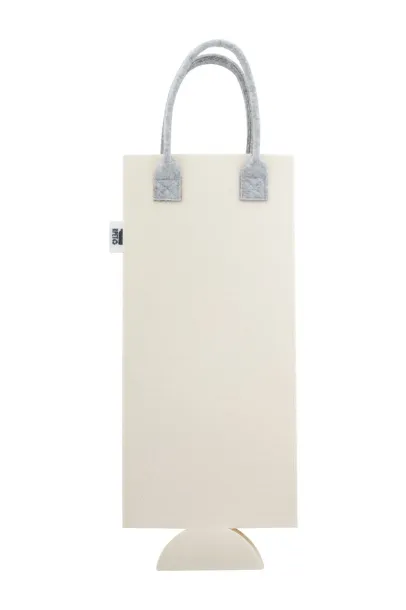 CreaFelt Vino custom RPET wine bag White Grey