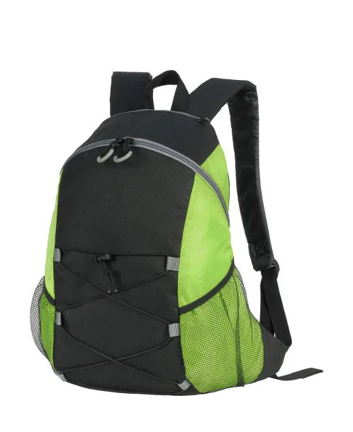  Chester Backpack - Shugon Black Lime Green