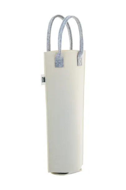 CreaFelt Vino custom RPET wine bag White Grey