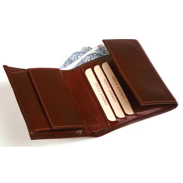 LISNICA KOŽNA MUŠKA SMEĐA GLAT wallet Brown