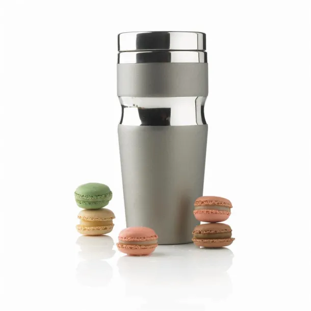  Contour šalica bez drške, 350 ml - XD Design Siva Srebrna