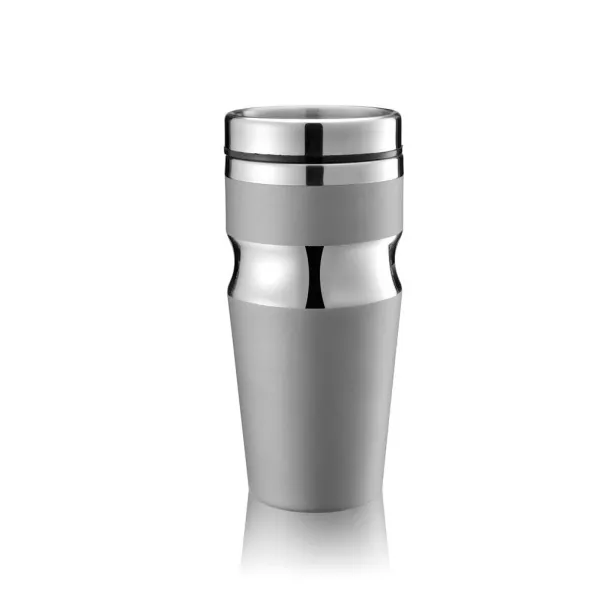  Contour šalica bez drške, 350 ml - XD Design Siva Srebrna