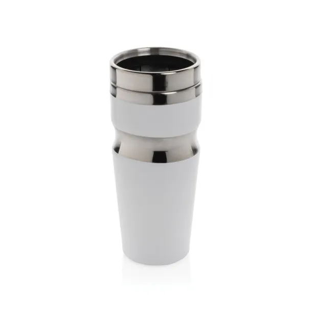  Contour šalica bez drške, 350 ml - XD Design Bijela Srebrna