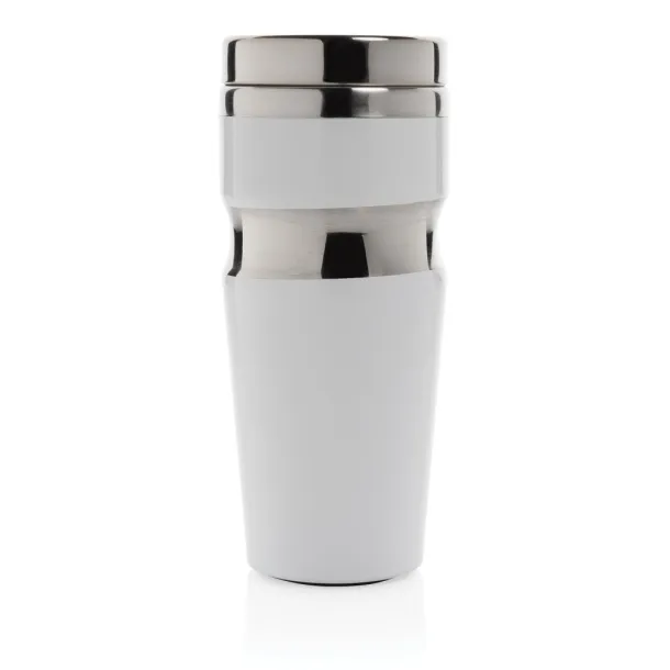  Contour šalica bez drške, 350 ml - XD Design Bijela Srebrna